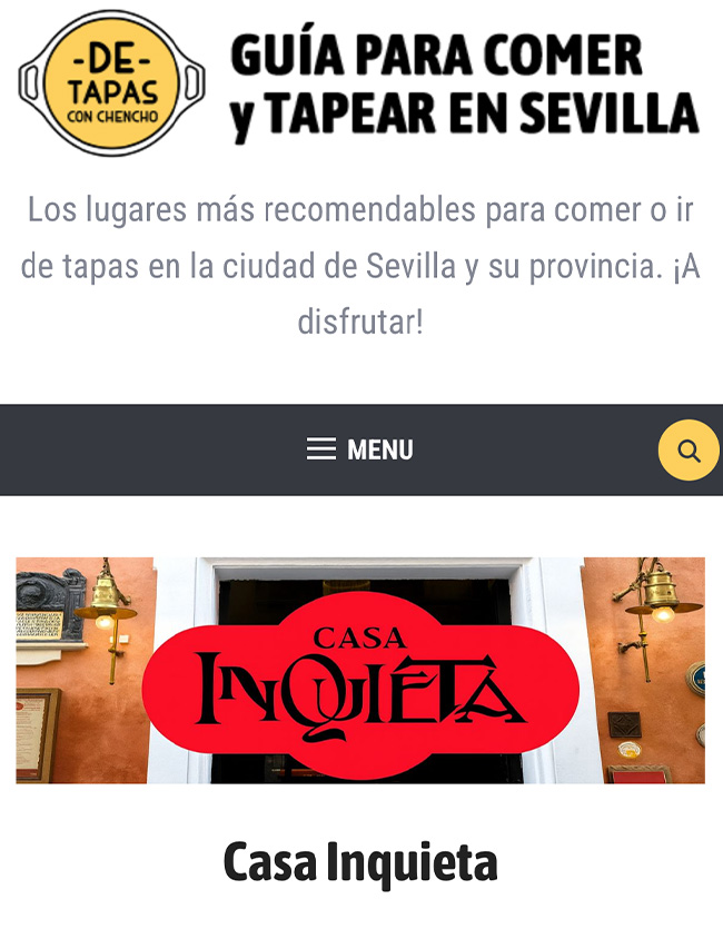 DE TAPAS CON CHENCHO