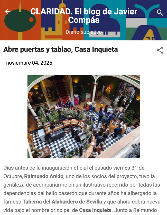 NUEVA CLARIDAD - JAVIER COMPÁS