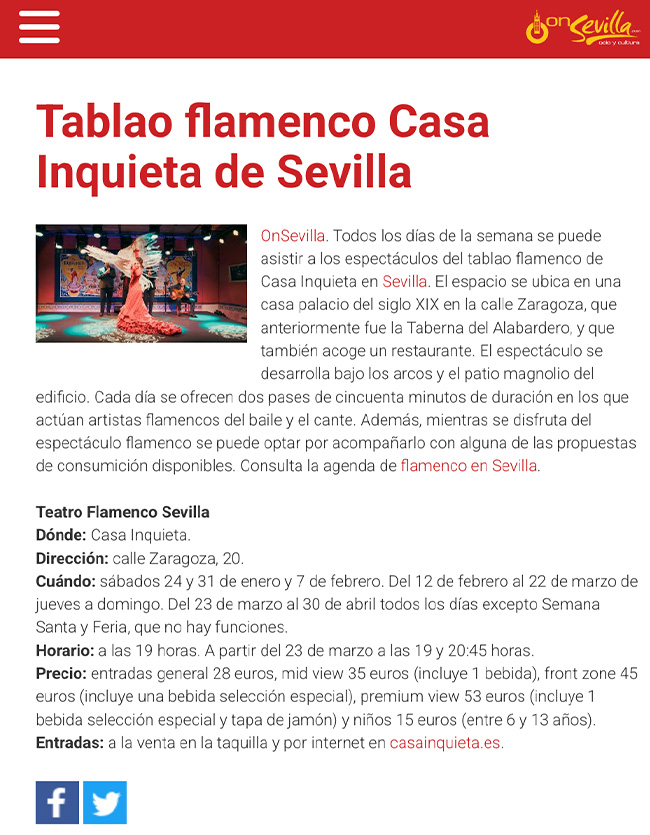 ON SEVILLA