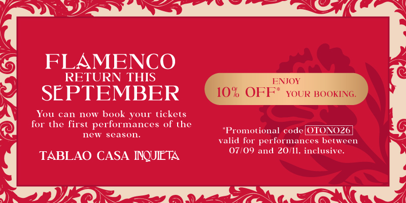 Flamenco returns in September at Casa Inquieta